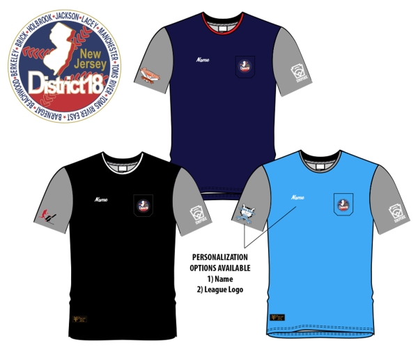OFFICIAL DISTRICT 18 UMPIRES PERFORMANCE TEE COLLECTION by PACER