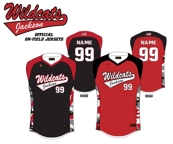 WILDCATS ON-FIELD PERFORMANCE JERSEY  by PACER