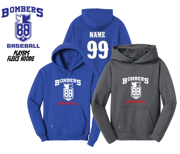 NHLL 2024 BACKYARD BOMBERS PLAYERS FLEECE HOODIE COLLECTION by PACER