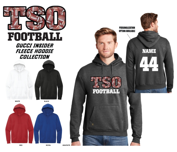 TSO FOOTBALL GUCCI INSIDER FLEECE HOODIE COLLECTION by PACER
