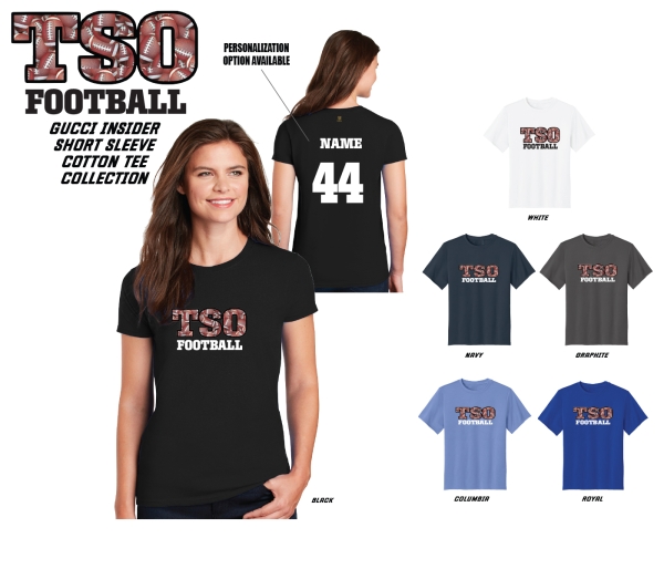 TSO FOOTBALL GUCCI INSIDER SHORT SLEEVE COTTON TEE COLLECTION by PACER