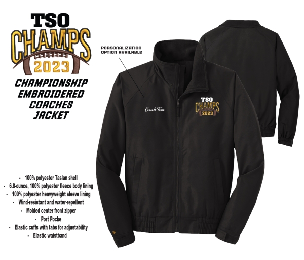 TSO CHAMPIONSHIP EMBROIDERED INSULATED JACKET by PACER