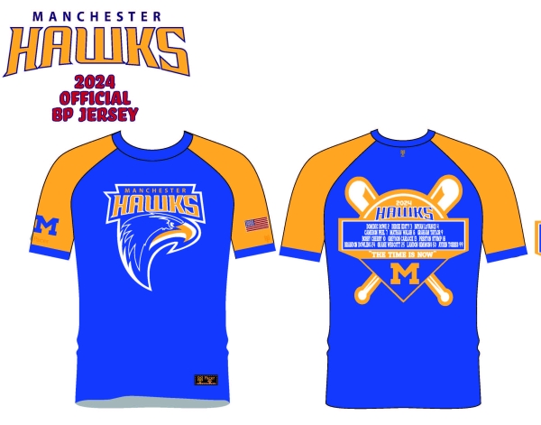 MANCHESTER HAWKS OFFICIAL 2024 ON-FIELD PRACTICE JERSEY by PACER