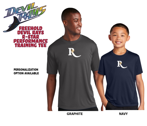 RAYS R-STARBURST PERFORMANCE TEE COLLECTION by PACER